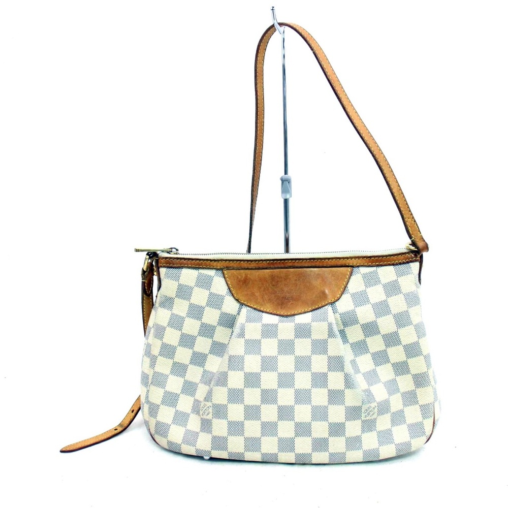 Auth Louis Vuitton Siracusa Pm Bag #689L43